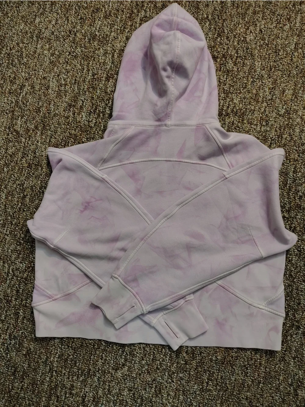 Lululemon Scuba Oversized Half-Zip Hoodie Mineral Dye Purple Cosmos M/L New